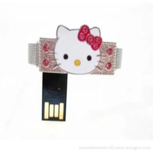 Jewelry USB Flash Drive, High Read/Write Speed, Colorful, 64MB-128GB